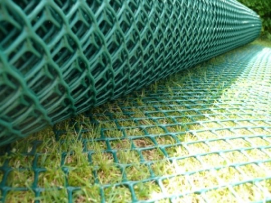 Flettverk, plastbelagt grønn, 2,2/2,7 - 100cm x 25m.