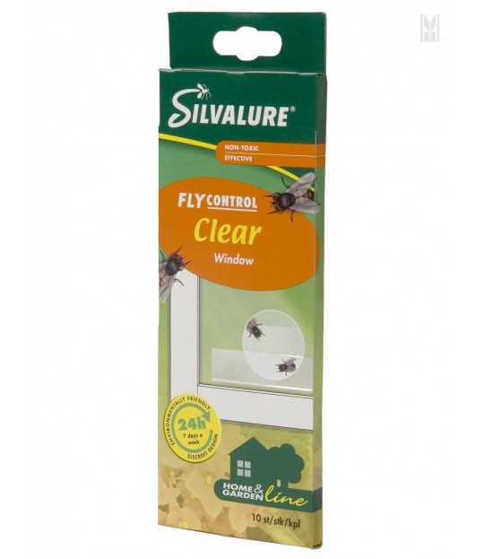 Fluefanger for vindu, Silvalure 10-pakk