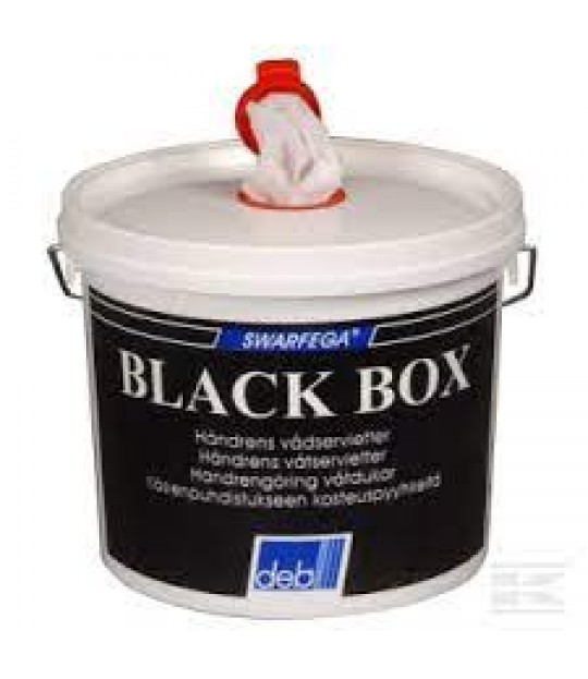 Renseserviett Swarfega Black Box, 150 stk